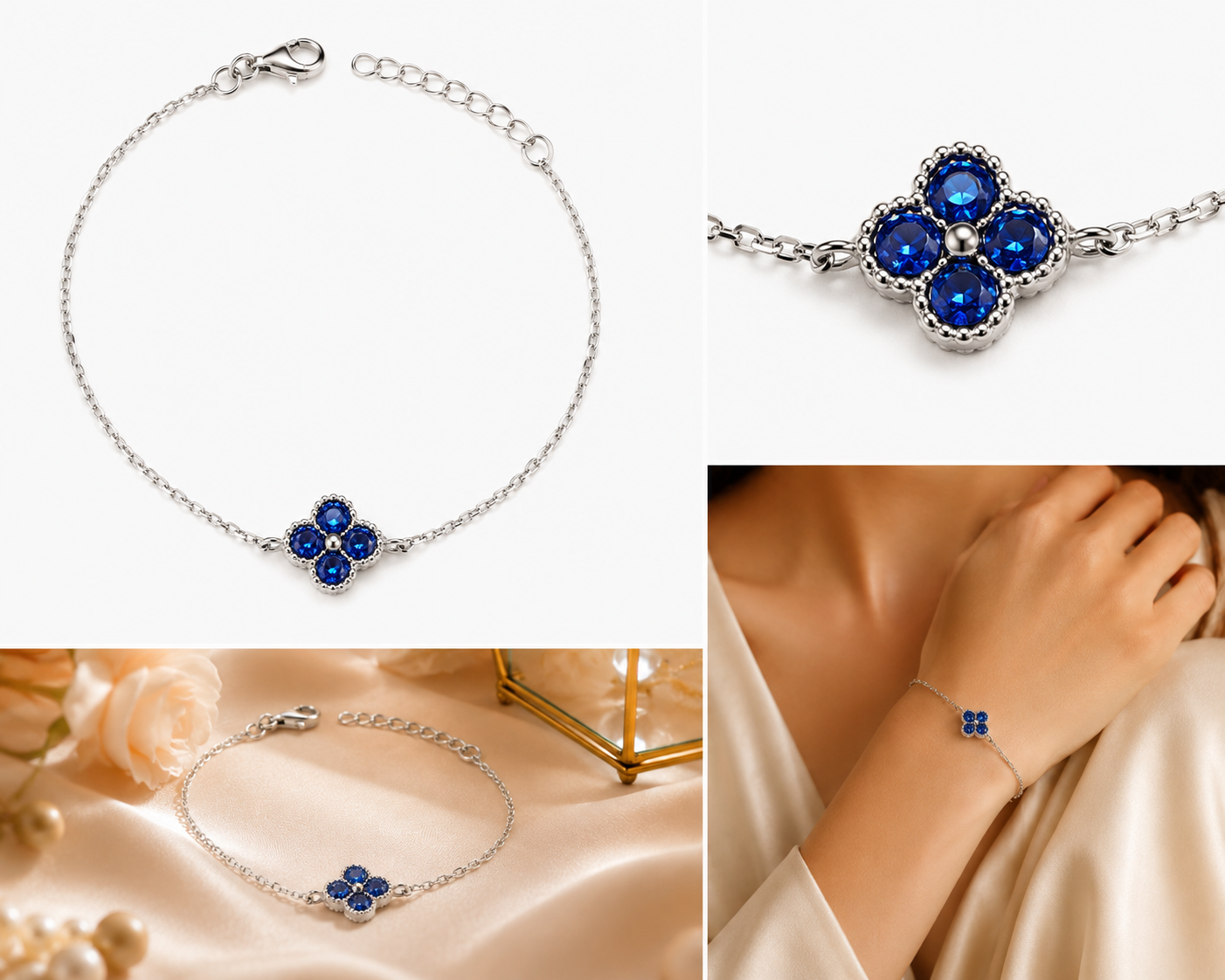 Bracelet with clover